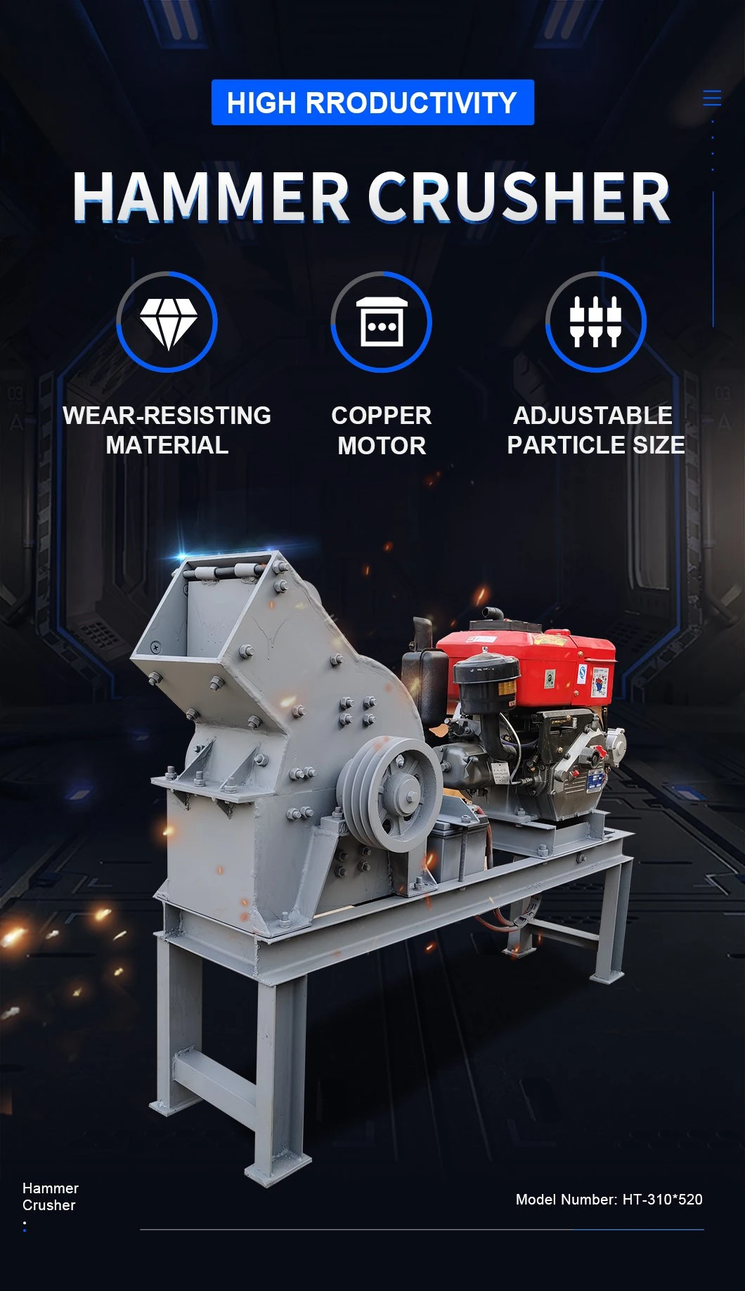 Metal Crusher, Crusher, Hammer Crusher and Processing Metal, Metal Scrap 2023 Products, Hammer Mill Price Sell Like Hot Cakes