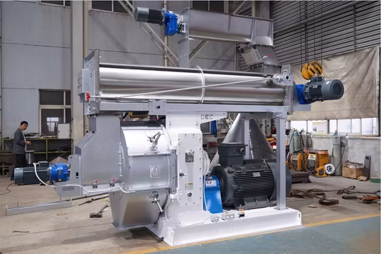 In China hergestellte Maschine zur Herstellung von Geflügelfutterpellets, Hühnerfutterpelletmühle, Tierfutterpelletiermaschine, Tierfutterproduktionslinie, Pelletmühlenlinie