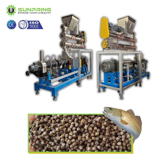 Tiergeflügel Fischfutter Extruder Fischfutter Pelletmühle Maschine