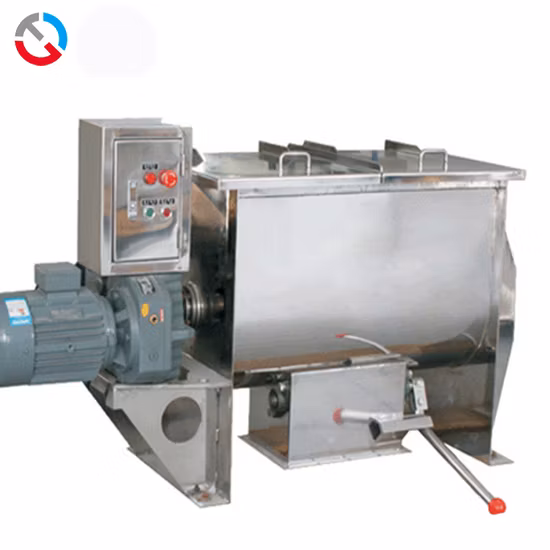 Rostfreier horizontaler Bandmischer, Doppelschnecken-Bandmischer, Mischmaschine für Pilzfutter, trockenes Pulver